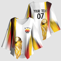 Germany Custom WC2026 Die Nationalelf Kimono Sleeve Blouse - Wonder Print Shop