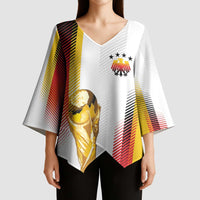 Germany Custom WC2026 Die Nationalelf Kimono Sleeve Blouse - Wonder Print Shop
