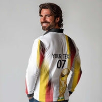 Germany Custom WC2026 Die Nationalelf Long Sleeve Polo Shirt - Wonder Print Shop