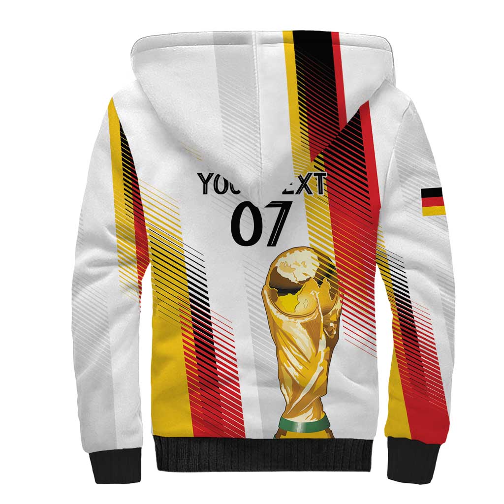 Germany Custom WC2026 Die Nationalelf Sherpa Hoodie - Wonder Print Shop