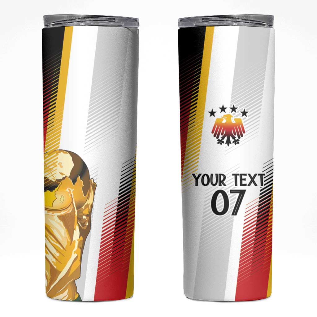 Germany Custom WC2026 Die Nationalelf Skinny Tumbler - Wonder Print Shop