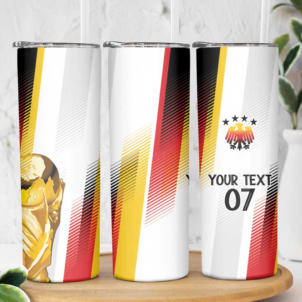 Germany Custom WC2026 Die Nationalelf Skinny Tumbler - Wonder Print Shop