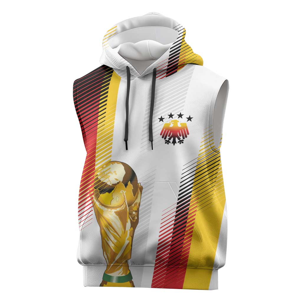 Germany Custom WC2026 Die Nationalelf Sleeveless Hoodie - Wonder Print Shop