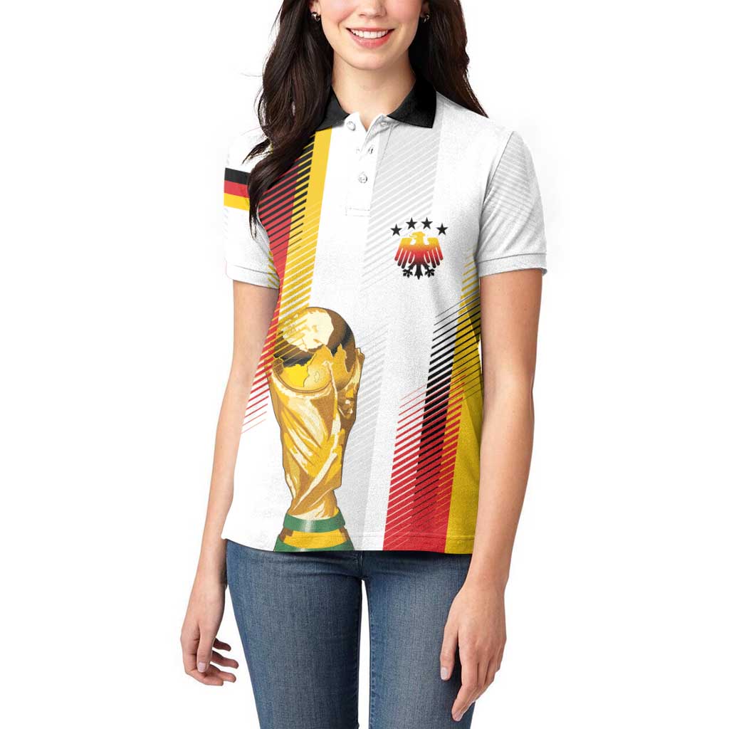 Germany Custom WC2026 Die Nationalelf Women Polo Shirt - Wonder Print Shop