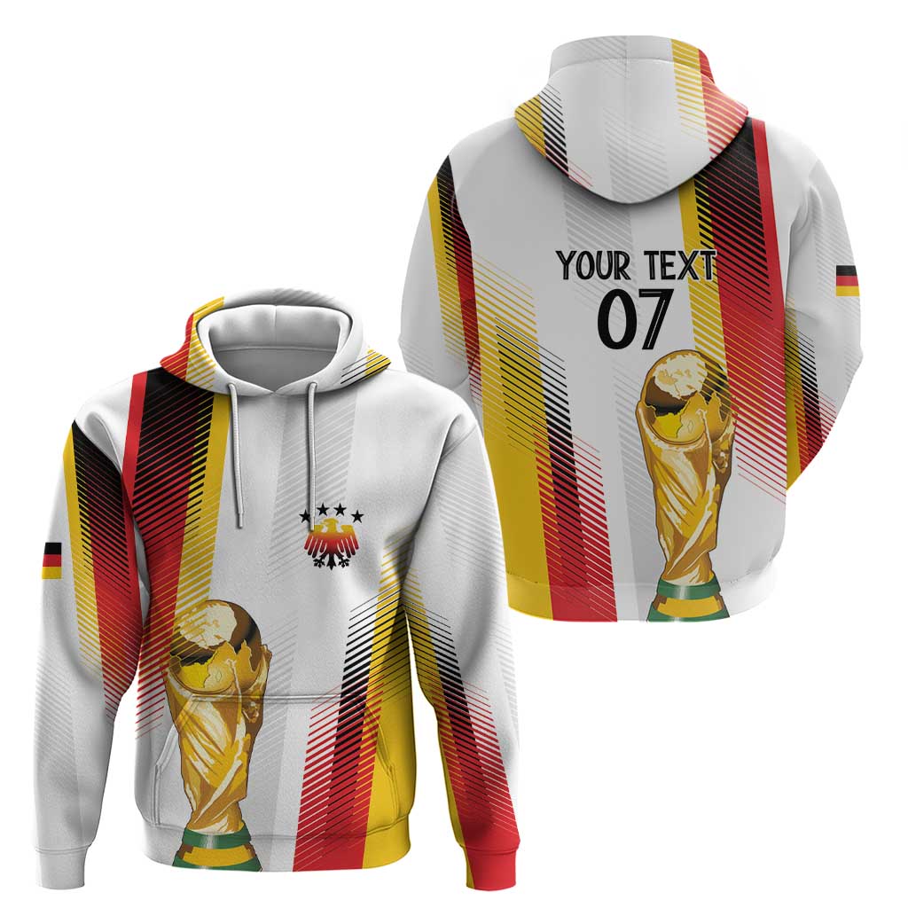 Germany Custom WC2026 Die Nationalelf Zip Hoodie - Wonder Print Shop