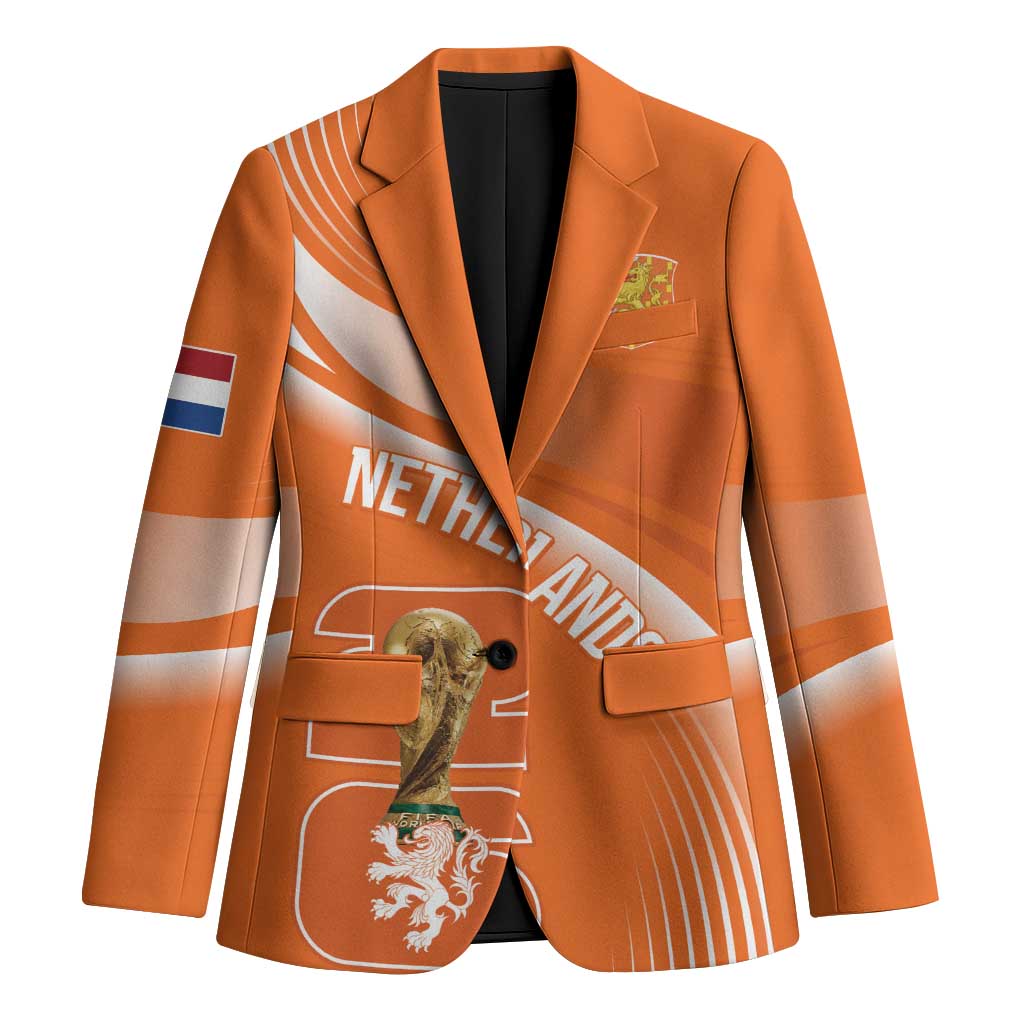 Netherlands Custom Orange Lions WC2026 Blazer - Wonder Print Shop