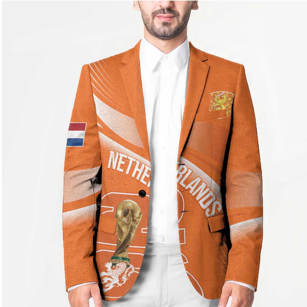 Netherlands Custom Orange Lions WC2026 Blazer - Wonder Print Shop