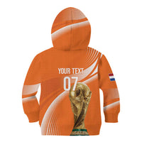 Netherlands Custom Orange Lions WC2026 Kid Hoodie - Wonder Print Shop