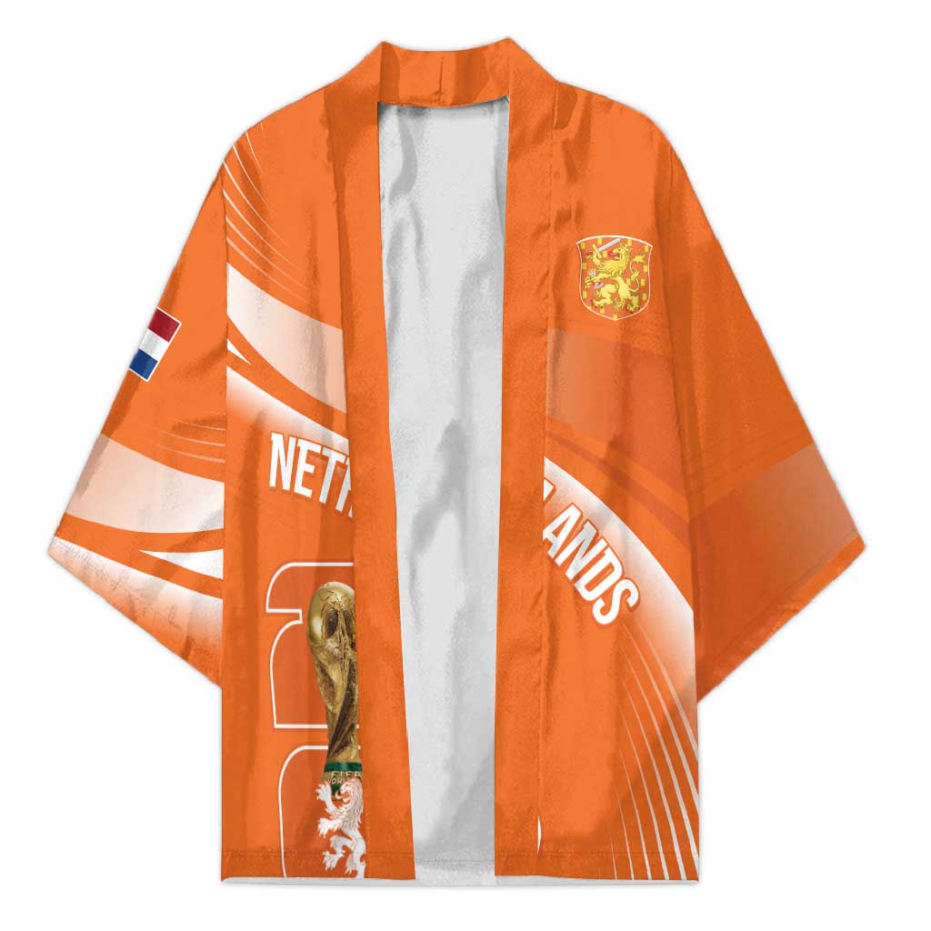 Netherlands Custom Orange Lions WC2026 Kimono - Wonder Print Shop
