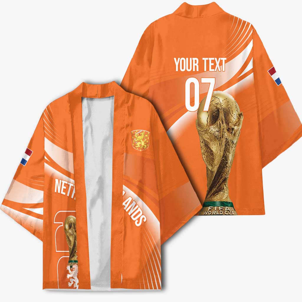 Netherlands Custom Orange Lions WC2026 Kimono - Wonder Print Shop