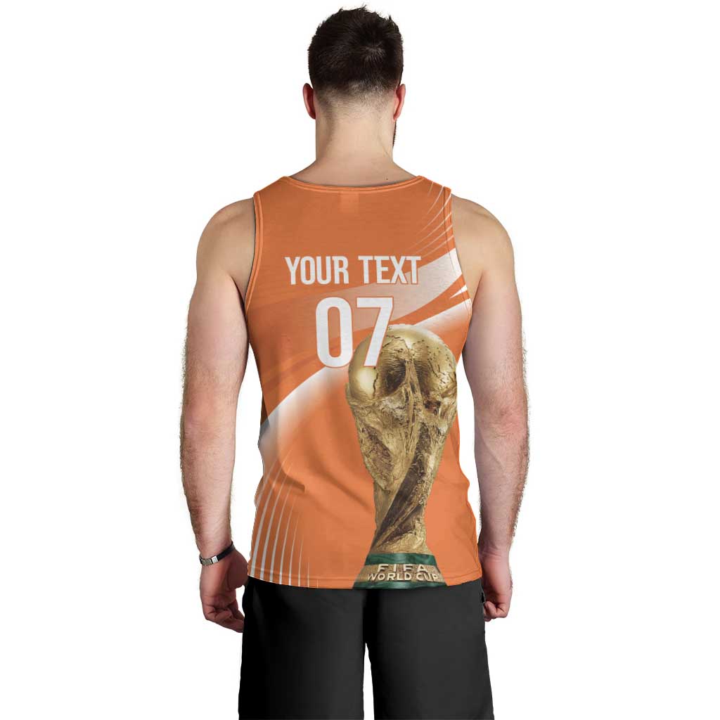 Netherlands Custom Orange Lions WC2026 Men Tank Top - Wonder Print Shop