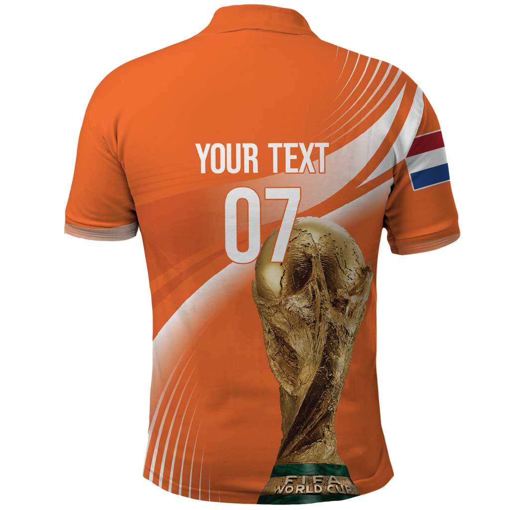 Netherlands Custom Orange Lions WC2026 Polo Shirt - Wonder Print Shop