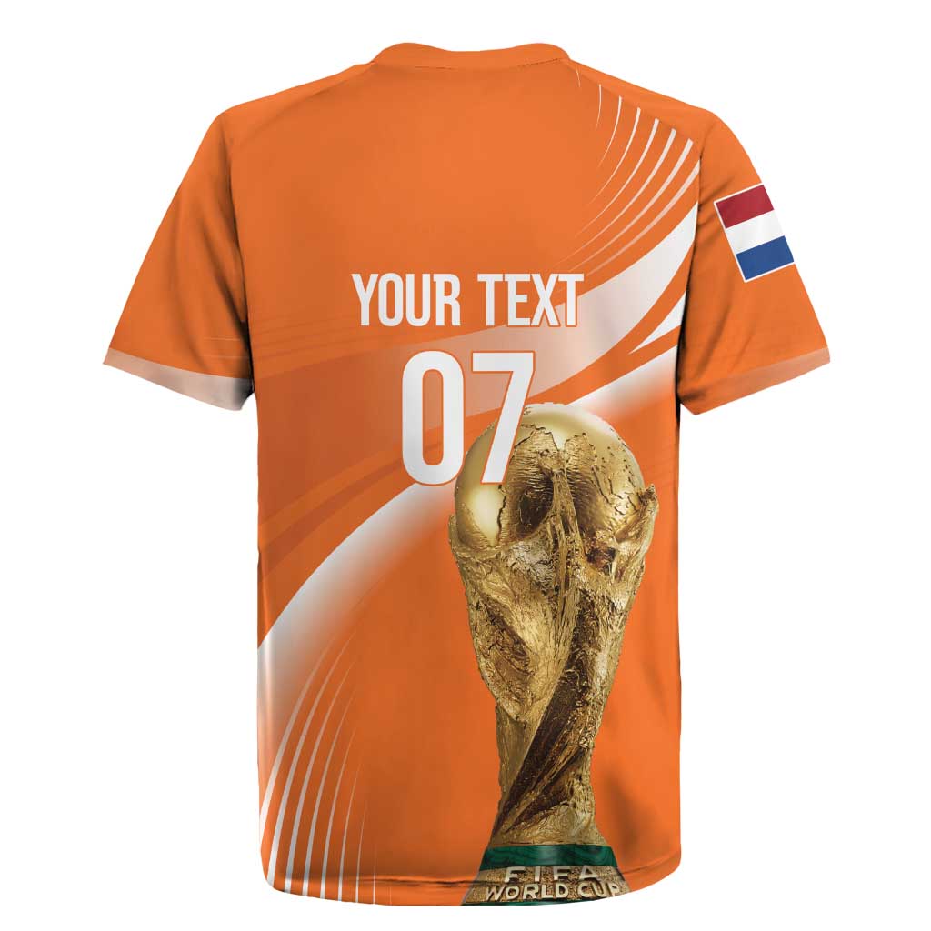 Netherlands Custom Orange Lions WC2026 Rugby Jersey - Wonder Print Shop