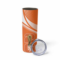 Netherlands Custom Orange Lions WC2026 Skinny Tumbler - Wonder Print Shop