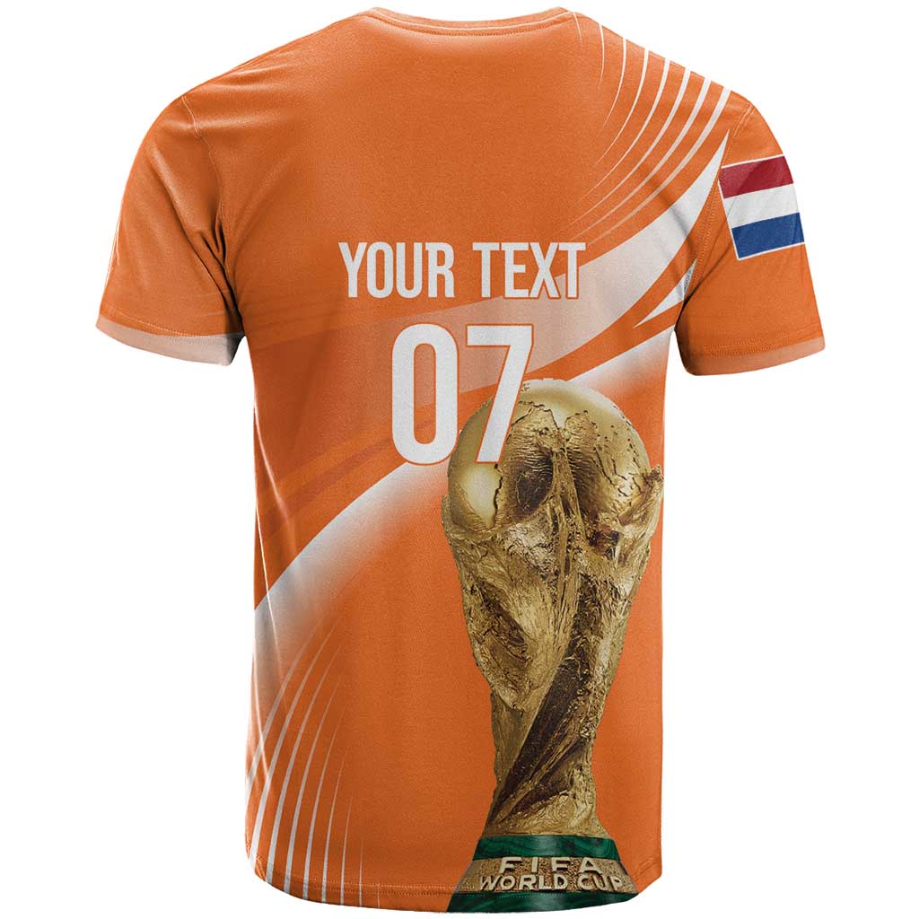 Netherlands Custom Orange Lions WC2026 T Shirt - Wonder Print Shop