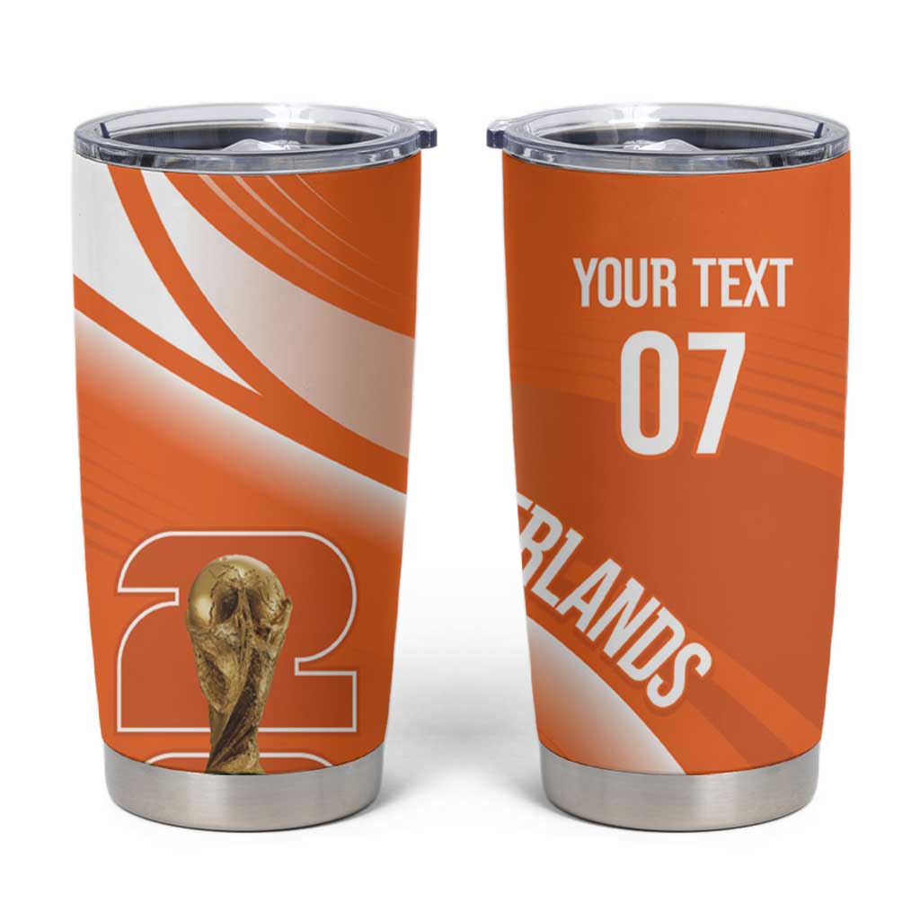 Netherlands Custom Orange Lions WC2026 Tumbler Cup - Wonder Print Shop