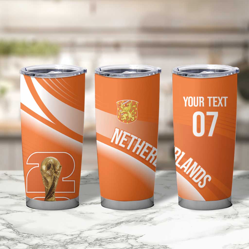 Netherlands Custom Orange Lions WC2026 Tumbler Cup - Wonder Print Shop