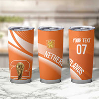 Netherlands Custom Orange Lions WC2026 Tumbler Cup - Wonder Print Shop