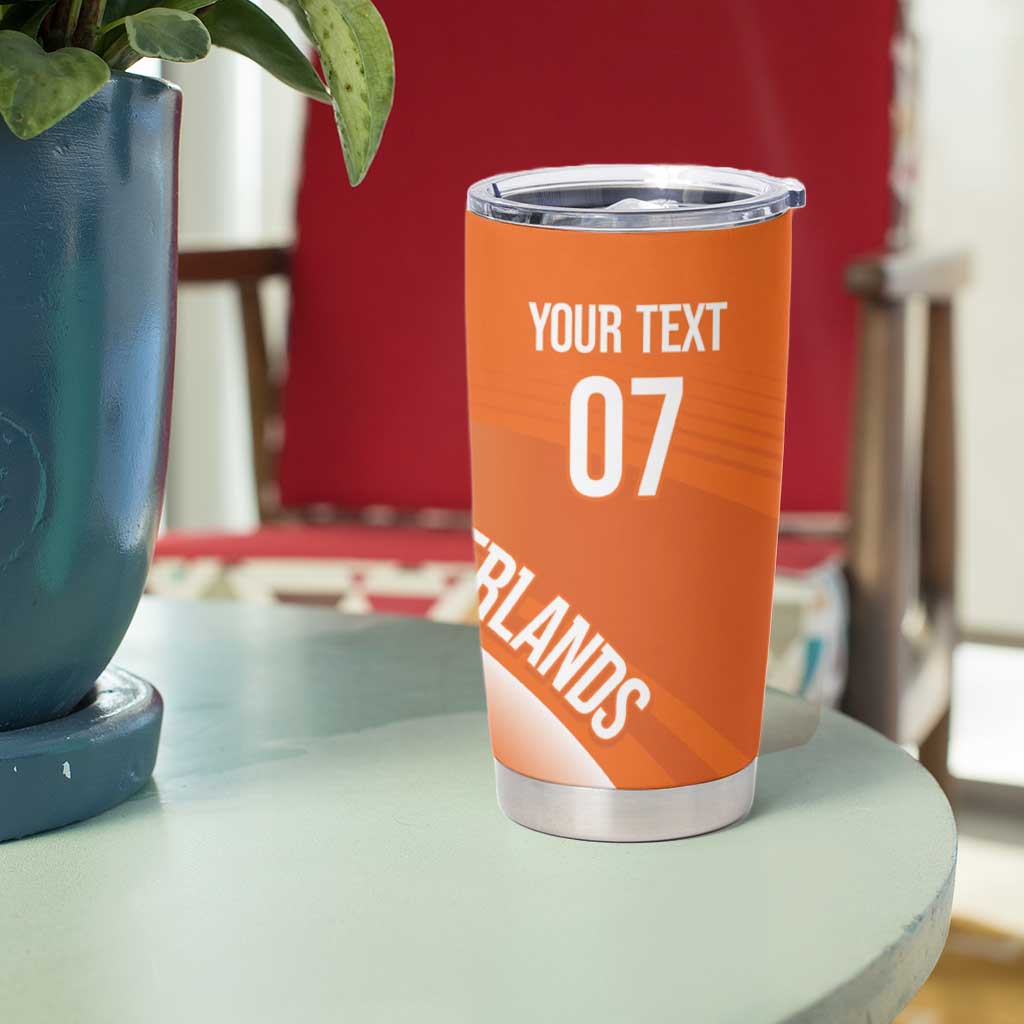 Netherlands Custom Orange Lions WC2026 Tumbler Cup - Wonder Print Shop