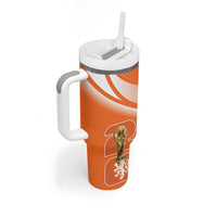 Netherlands Custom Orange Lions WC2026 Tumbler With Handle - Wonder Print Shop