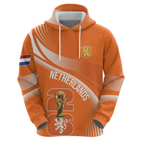 Netherlands Custom Orange Lions WC2026 Zip Hoodie - Wonder Print Shop