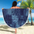 Yoruba Adire Eleko Patterns Beach Blanket Indigo Vintage