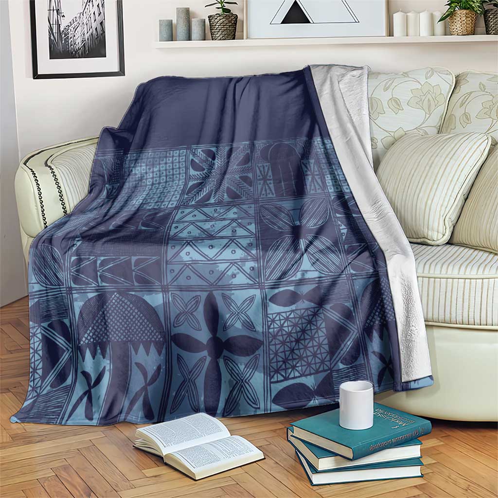 Yoruba Adire Eleko Patterns Blanket Indigo Vintage