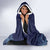 Yoruba Adire Eleko Patterns Hooded Blanket Indigo Vintage