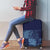 Yoruba Adire Eleko Patterns Luggage Cover Indigo Vintage