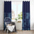 Yoruba Adire Eleko Patterns Window Curtain Indigo Vintage