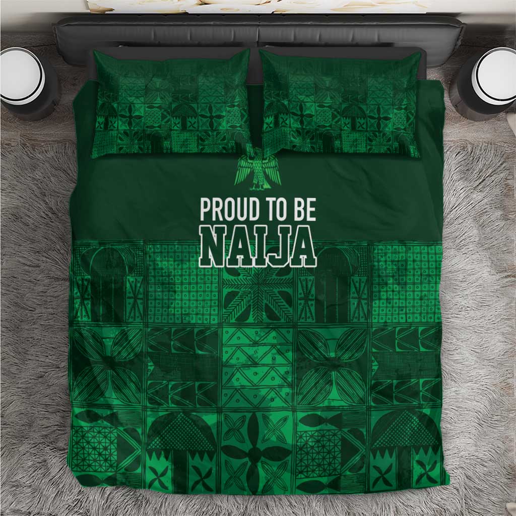 Nigeria Yoruba Adire Patterns Bedding Set Proud To Be Naija