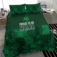 Nigeria Yoruba Adire Patterns Bedding Set Proud To Be Naija