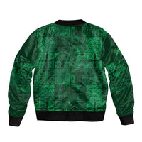 Nigeria Yoruba Adire Patterns Bomber Jacket Proud To Be Naija