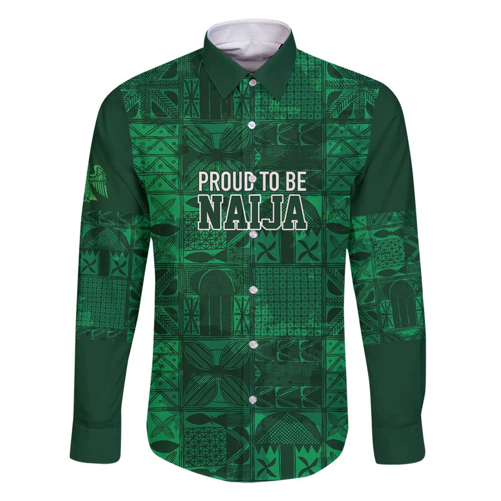 Nigeria Yoruba Adire Patterns Family Matching Mermaid Dress and Hawaiian Shirt Proud To Be Naija