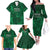 Nigeria Yoruba Adire Patterns Family Matching Off The Shoulder Long Sleeve Dress and Hawaiian Shirt Proud To Be Naija