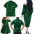 Nigeria Yoruba Adire Patterns Family Matching Off The Shoulder Long Sleeve Dress and Hawaiian Shirt Proud To Be Naija