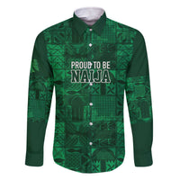 Nigeria Yoruba Adire Patterns Family Matching Off The Shoulder Long Sleeve Dress and Hawaiian Shirt Proud To Be Naija