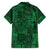 Nigeria Yoruba Adire Patterns Family Matching Off Shoulder Maxi Dress and Hawaiian Shirt Proud To Be Naija