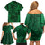 Nigeria Yoruba Adire Patterns Family Matching Off Shoulder Short Dress and Hawaiian Shirt Proud To Be Naija