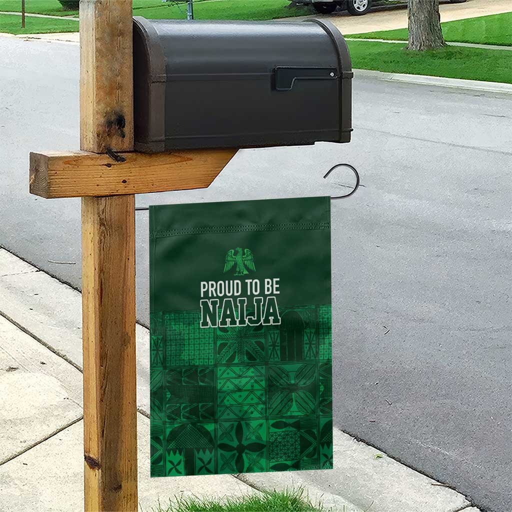 Nigeria Yoruba Adire Patterns Garden Flag Proud To Be Naija