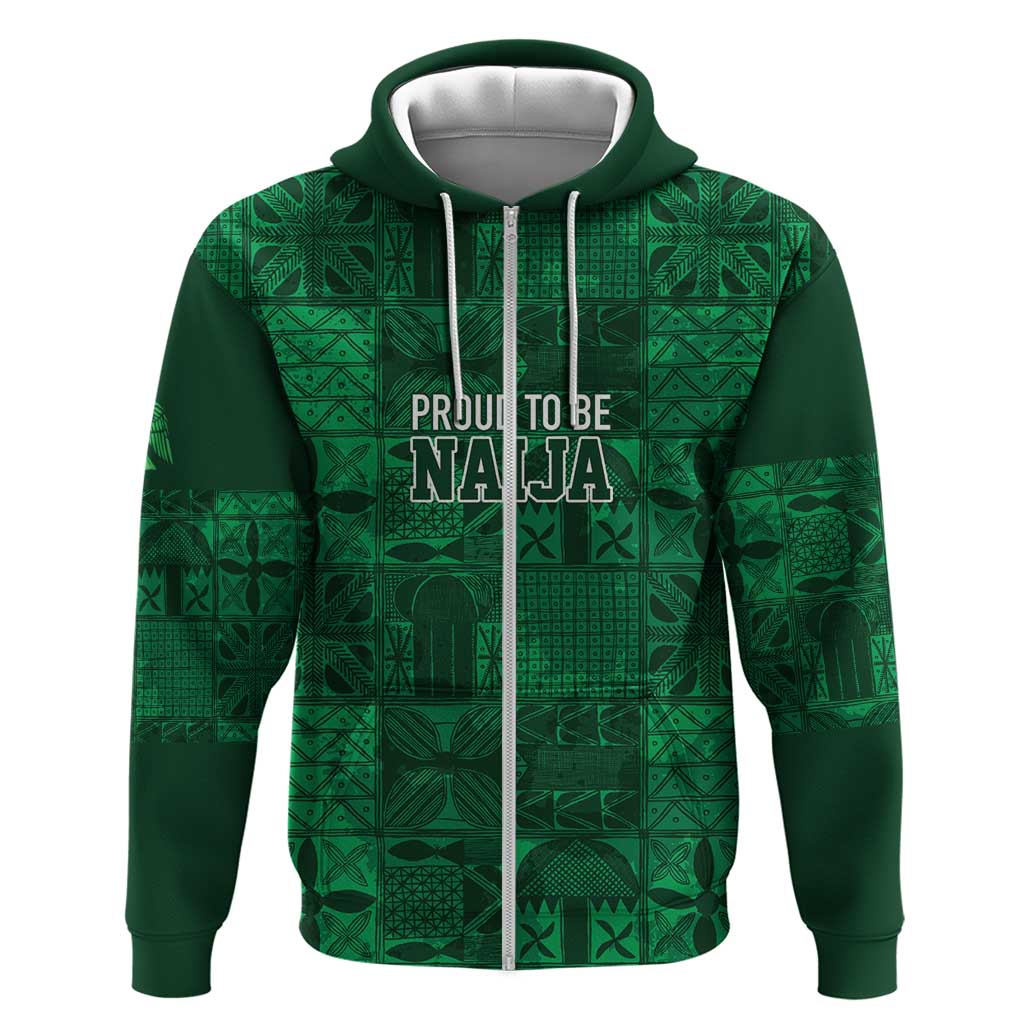 Nigeria Yoruba Adire Patterns Hoodie Proud To Be Naija