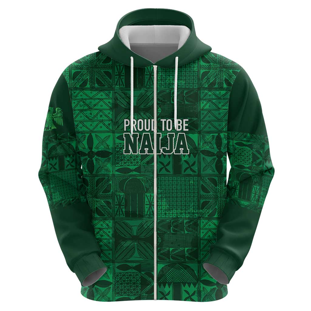 Nigeria Yoruba Adire Patterns Hoodie Proud To Be Naija