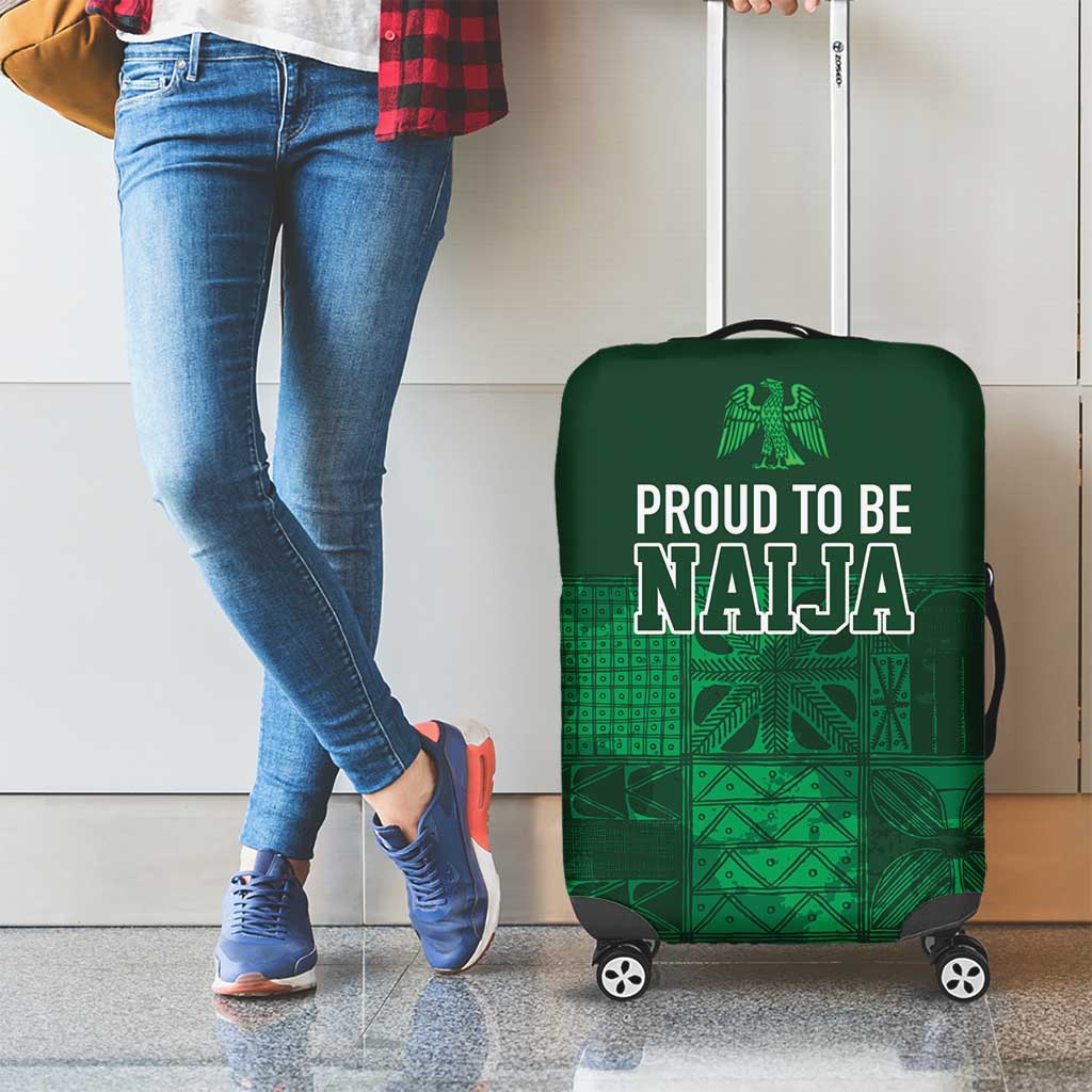 Nigeria Yoruba Adire Patterns Luggage Cover Proud To Be Naija