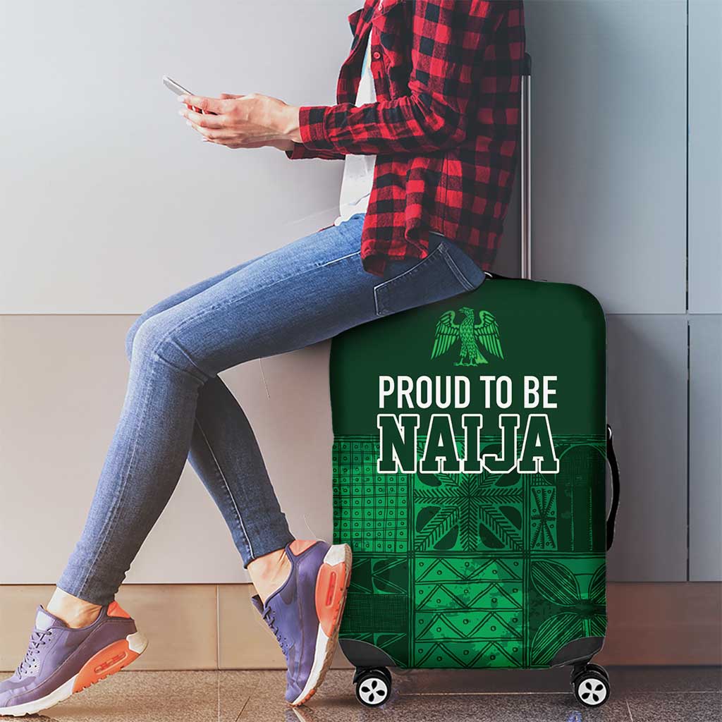 Nigeria Yoruba Adire Patterns Luggage Cover Proud To Be Naija