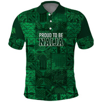 Nigeria Yoruba Adire Patterns Polo Shirt Proud To Be Naija