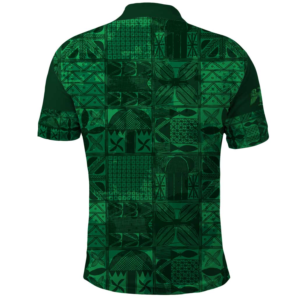 Nigeria Yoruba Adire Patterns Polo Shirt Proud To Be Naija