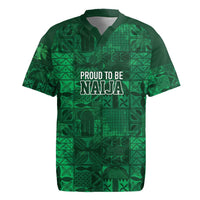 Nigeria Yoruba Adire Patterns Rugby Jersey Proud To Be Naija