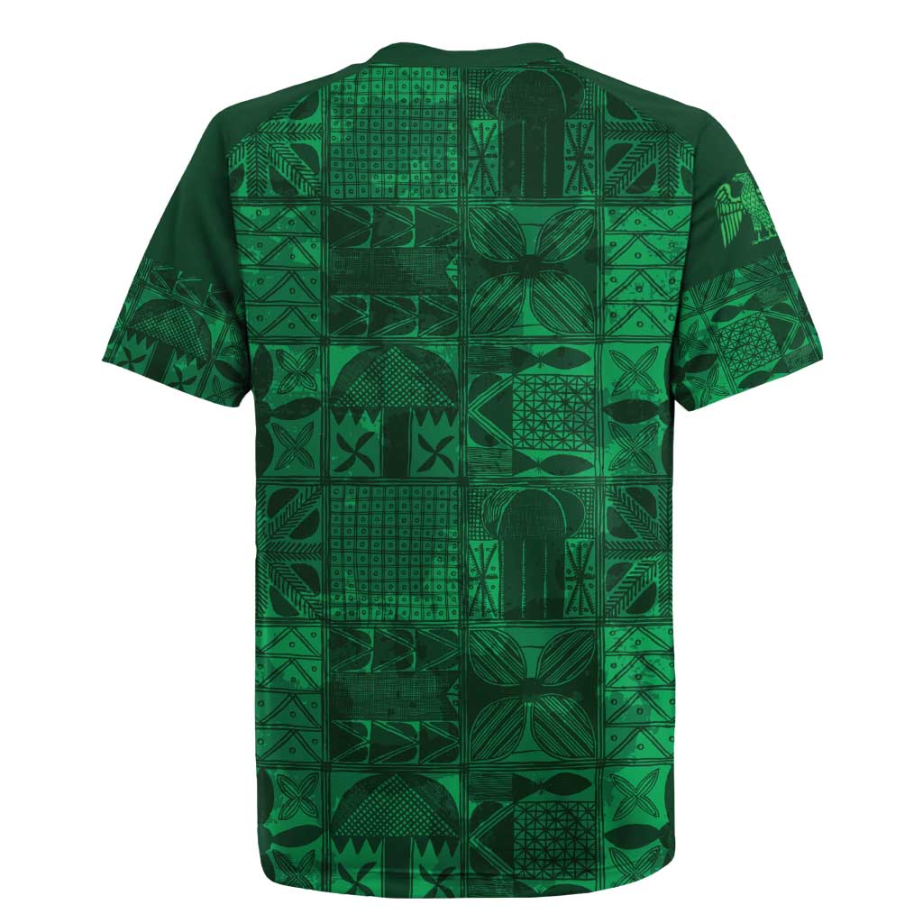 Nigeria Yoruba Adire Patterns Rugby Jersey Proud To Be Naija
