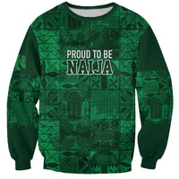 Nigeria Yoruba Adire Patterns Sweatshirt Proud To Be Naija