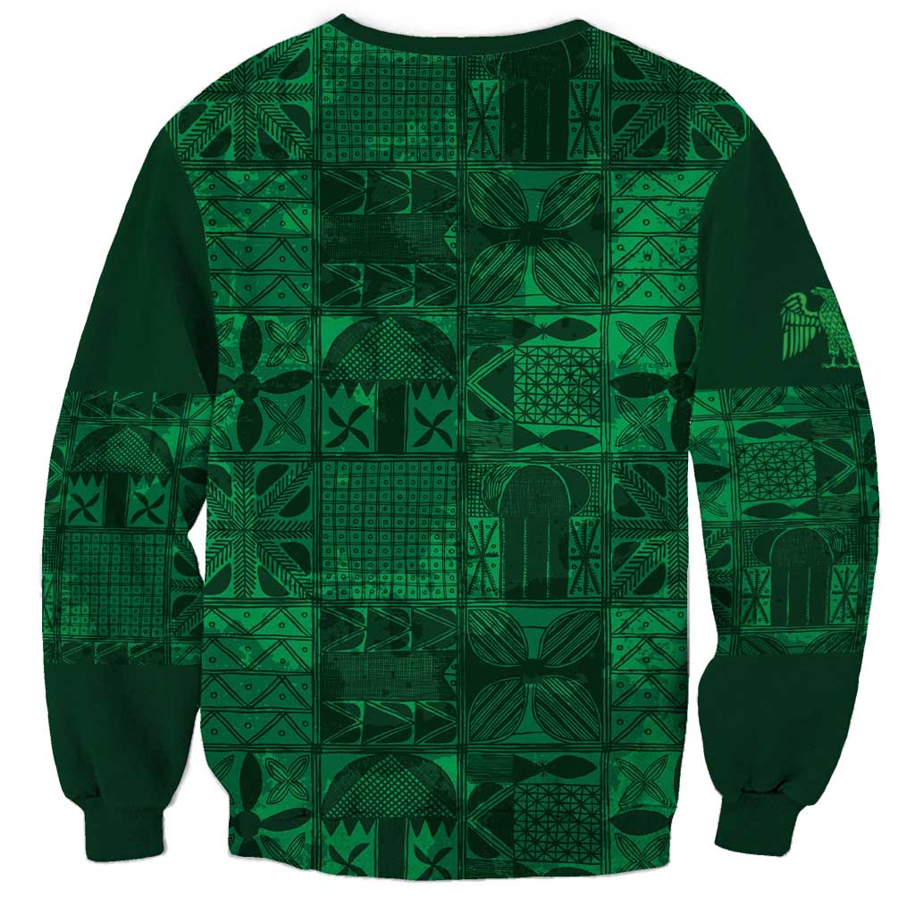 Nigeria Yoruba Adire Patterns Sweatshirt Proud To Be Naija